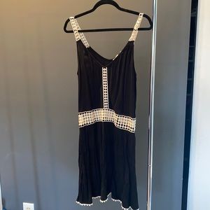 Love Stitch black Dress. Size Large. Summer Dress/cover up.